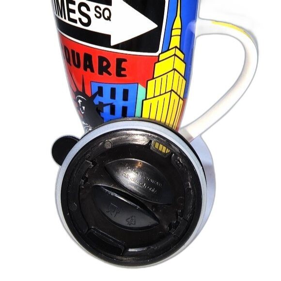 Jay Joshua New York NWOT Porcelain New York Themed Travel Mug - Picture 7 of 9